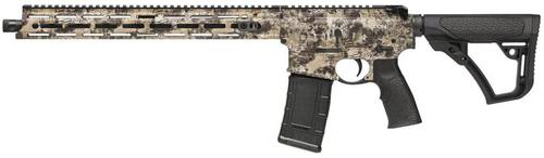 Daniel Defense DDM4 Ambush Semi-Auto Rifle 0212830075047, 300 AAC Blackout/Whisper 7.62x35mm, 16", 6-Position Black Stock, Kryptec Highlander Finish, 30 Rd