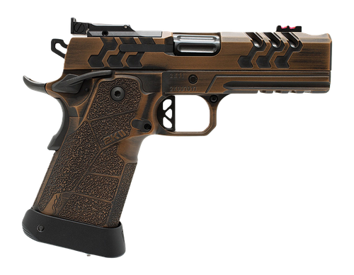 Kimber 2K11 Pro Comp Minotaur Double Stack 1911 Pistol,, 9mm, 4.25", Textured Grips, Distressed Sandstone Finish, 19+1