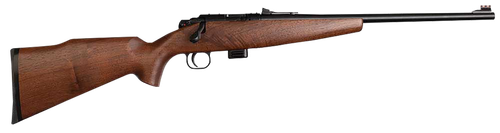 Crickett 722 Sporter Compact Youth Bolt Action Rifle KSA20411, 22 LR, 16.25", Walnut Stock, Blued, 7 Rds