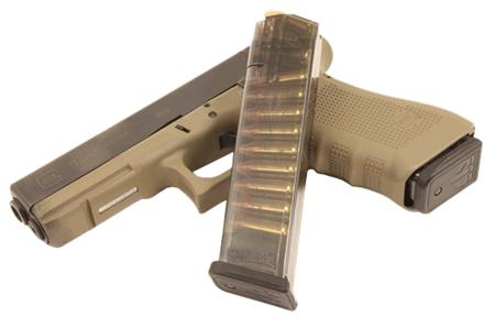 ETS Glock 17/19/26 9mm 22 Rounds Clear Replacement Magazine (GLK922)