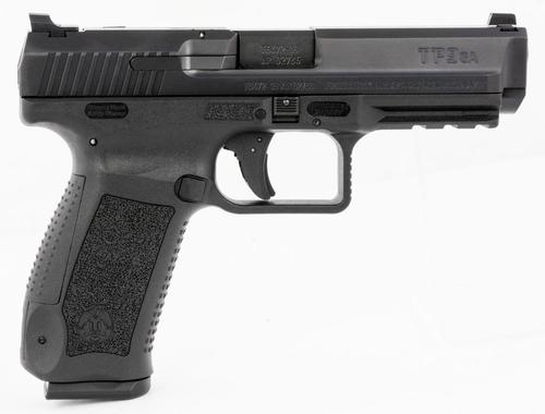 Canik TP9SA Mod.2 SAO Pistol HG4863N, 9mm Luger, 4.46", Interchangeable Backstrap, Black Finish, 18 Rds