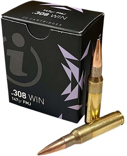 Ammo Inc Igman Rifle Ammunition IGMAN30820, 308 Win, Full Metal Jacket, 147 gr, 20 Rd/Bx