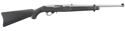 Ruger 10/22 Takedown Autoloading Rifle 11100, 22 Long Rifle, 18.5", Black Syn Stock, Stainless Finish, 10 Rd