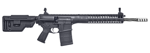 LWRC International R.E.P.R, Semi-Auto Rifle,, 7.62x51mm NATO, 16.10", Magpul UBR Stock, Black Finish, Spiral Fluted Barrel, 20 Rds