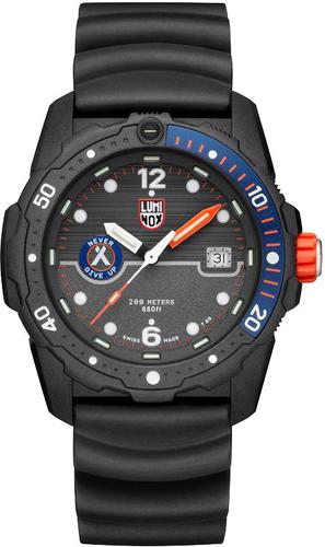 Luminox Bear Grylls Survival Sea Watch XB.3723 Black Dial, Blue Figures, 42mm, Black Rubber Band