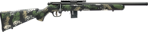 Savage 93R17 FV-SR Bolt-Action Rifle 96905, 17 HMR, 16.5", Forest Camo Stock, 5 Rds