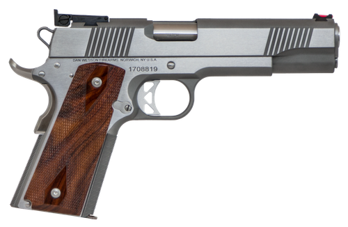CZ-USA Dan Wesson Pointman Nine Pistol 01942, 9mm, 5 in, Wood Grip, Stainless Finish, 9 Rd