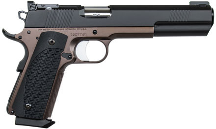 Dan Wesson Bruin Pistol 01841, 10MM, 6.03", Bronze Finish, Brown G10 Grips, Serrated Black Duty Slide, 8 Rds