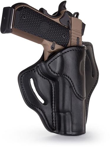 1791 Gunleather Belt Hoster, Stealth Black, Right Hand, Multifit Size 1 (BH1SBLR)