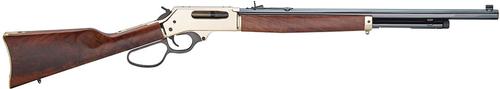 Henry 45-70 Lever Action Rifle H010B, 45-70 Government, 22", Walnut, American Stock, Brass Finish, 4 Rd