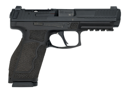 Heckler & Koch Langdon Tactical VP9A1F Semi-Auto Pistol, 9mm, 4.53in, Gray Guns Hybrid Trigger, Textured Grips, Optic Ready, 17 Rds