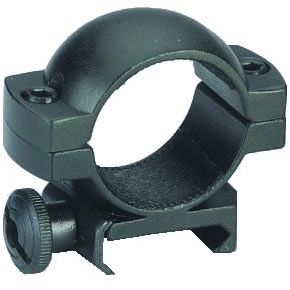 Traditions Aluminum Rings A791DS, Weaver Style Bases, Medium, 1", Matte Black