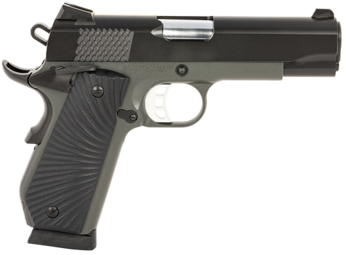 Tisas 1911 Stingray Pistol 10100106, 9mm Luger, 4.25in, Black Sunburst G10 Grips, Black Cerakote Finish, 9 Rds