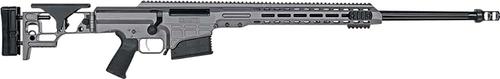 Barrett MRAD Bolt Action Rifle 18486, 300 Norma Mag, 26", Side Folding with Adjustable Comb Stock, Tungsten Gray Finish, Fluted Barrel, 10 Rds