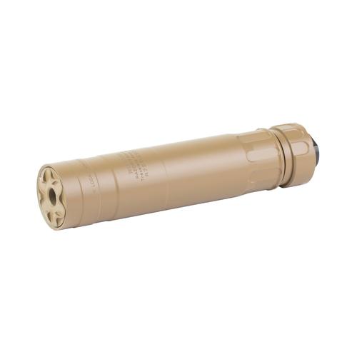 Rugged Suppressors Razor 762 7.62 Cal Suppressor, W/ 5/8x24 Muzzle Brake, FDE