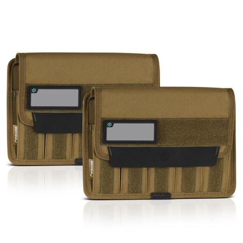 Savior Equipment Mag Buddy Pistol Magazine Pouch, Tan, 2 Pack (MP-FD-PISX5-2P-TN)
