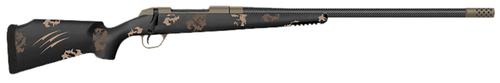 Fierce Carbon Rival FP Bolt Action Rifle FCTRG7MMBC20BS, 7mm BC, 20" Threaded, Blackout Camo Carbon Stock, 3 Rds