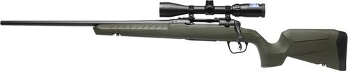 Savage Arms Axis 2 XP Compact Bolt Action Rifle 32238, 6.5 Creedmoor, 20", Left Hand, Green Fixed Stock, 4 Rds