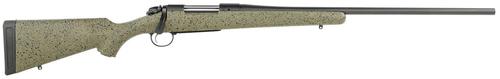 Bergara B-14 Bolt Action Rifle B14LM102C, 7mm Remington Magnum, 24", Green Synthetic Stock, Graphite Black Finish, 3 Rds