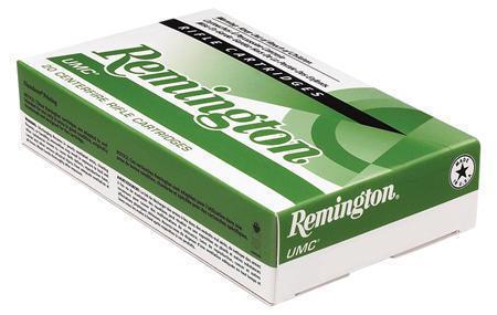 Remington UMC Rifle Ammunition L223R7V, 223 Reminton, JHP, 45 GR, 3550 fps, 20 Rd/Bx