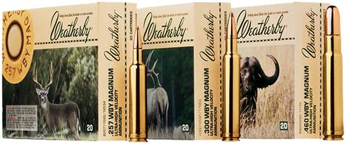 Weatherby Ammunition, I, H378300RN, 378 Weatherby, Round Nose (RN), 300 GR, 2925 fps, 20 Rd/bx