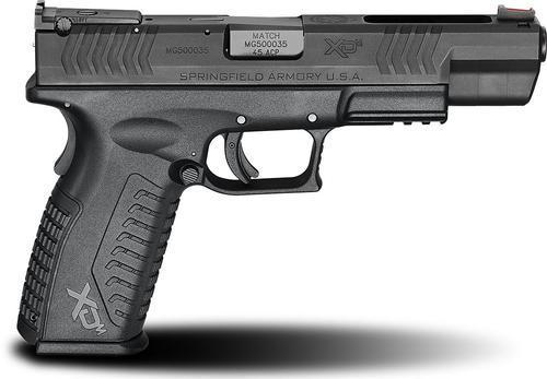 Springfield XDM Competition Series Essential Package Pistol XDM952510BHCE, 10mm, 5.25 in, Polymer Grip, Black Finish, 15 Rd