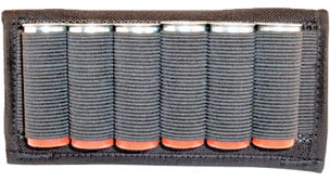GrovTec Universal Shotgun Black Elastic/Nylon Ammo Carrier