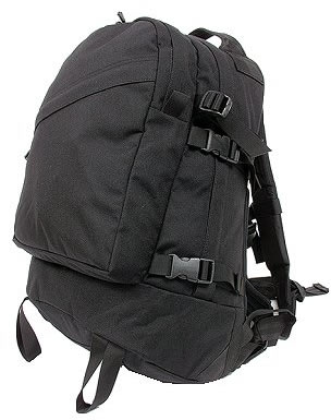 BlackHawk Black Assault Pack w/Detachable Padded Waist Belt 603D00BK