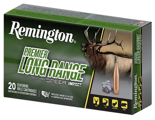 Remington Premier Long Rang Rifle Ammunition R21343, 7mm Rem, Speer Impact, 175 gr, 2860 fps, 20 Rd/Bx