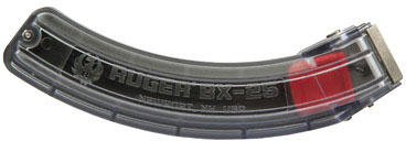 Ruger BX25 Magazine for Ruger 10/22 Rifles, 22 Long Rifle, 25 Round, Clear (90591)