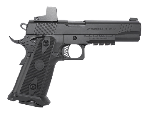 EAA Girsan Witness2311 Pistol 395020, 9mm, 5in, Black Checkered Polymer Grips, Black Finish, Optic Included, 17 Rds