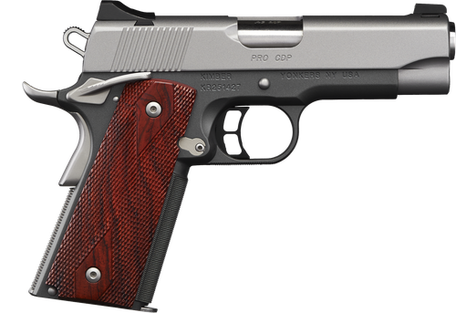 Kimber 3000258 Pro CDP Pistol - 9MM, 4 in Barrel, Amb. Safety, Aluminum Frame, Satin Stainless Steel Slide