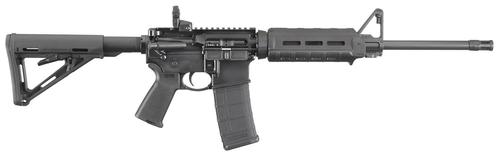 Ruger AR-556 Semi-Auto Rifle 8515, 223 Remington/5.56 NATO, 16.1", Magpul MOE Black Stock, Black Hard Coat Anodized Finish, 30 Rd