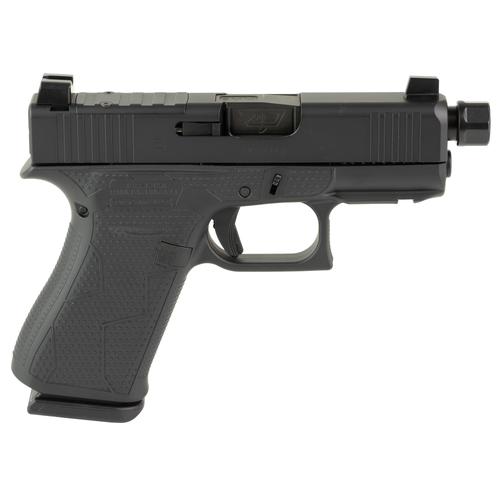 Glock G43X MOS Pistol UX4350204FRN, 9mm Luger, 3.41in Threaded Barrel, Textured Polymer, Black Finish, 10 Rds