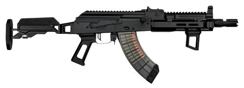 Orthos Arms Babushka Zulu AK Short-Barreld Rifle, 7.62x39mm, 10.5", Black Cerakote, Zulu Adj. Aluminum Stock, 30+1