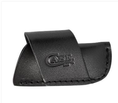 Case Knives Black Medium Leather Side-Draw Belt Sheath (52238)