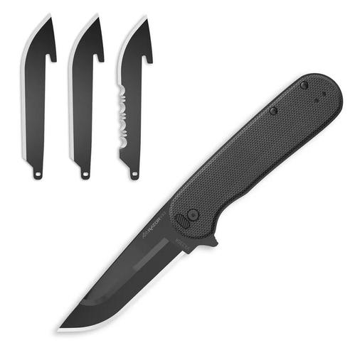 Outdoor Edge Razor VX® 3 3.0" Replaceable Blade | Ceramic Bearing Flipper | EDC Knife