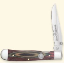 Whiskey Bent Knives Trapper Lock Knife w/Clip Point Blade, Desert Sand G-10 Handle (WB16-26)