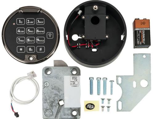 Browning S&G Electronic Safe Lock Retrofit Kit, Black Chrome (156035)