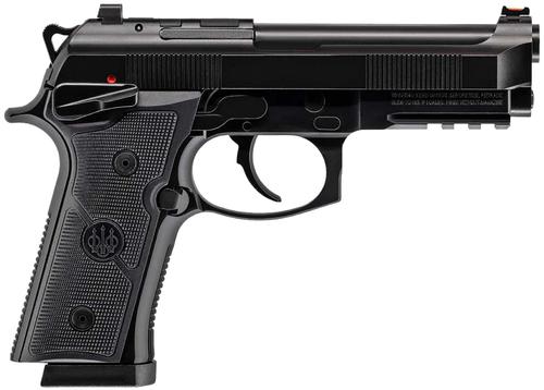 Beretta 92GTS Centurion Pistol J92XQFMSDA21, 9mm, 4.25", Optic Ready, Black Textured Grips, Black Cerakote Finish, 18 Rds