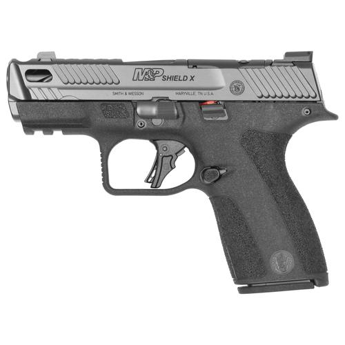 Smith and Wesson M&P9 Shield X Carry Comp Optic Ready Pistol 14269, 9mm, 3.6in, Black Polymer Grips, 13 Rds