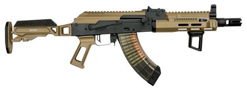 Orthos Arms Babushka Zulu FDE AK Short-Barreld Rifle, 7.62x39mm, 10.5", FDE Cerakote, Zulu Adj. Aluminum Stock, 30+1