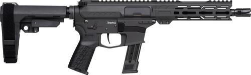 CMMG MK17 Banshee Pistol, 9mm, 8", CMMG RIPBRACE, Armor Black Finish, 21 Rds