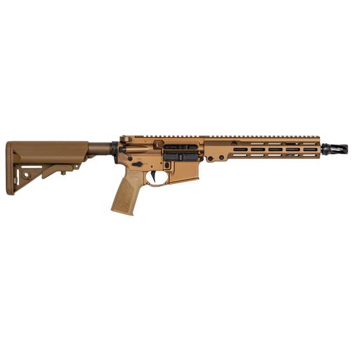 Geissele Automatics Super Duty Mod1, 5.56 NATO, 11.5" W/ HUXWRX QD 556 Flash Hider, SBR, Desert Dirt Color
