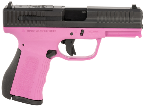 FMK G3 Optic Ready Pistol FMKG49PK, 9mm Luger, 4in, Black Backstrap Grips, Pink Finish, 14 Rds
