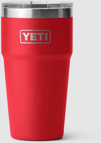 Yeti Rambler 20 oz Stackable Cup w/ MagSlider Lid (21071503885) Stainless Steel, Rescue Red