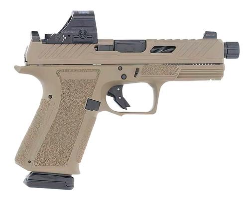 Shadow Systems MR920 Elite Combat, SS1024H, 9mm 4", Nitride Match Grade Threaded Barrel, FDE Finish, w/Holosun 507C Optic, 15+1