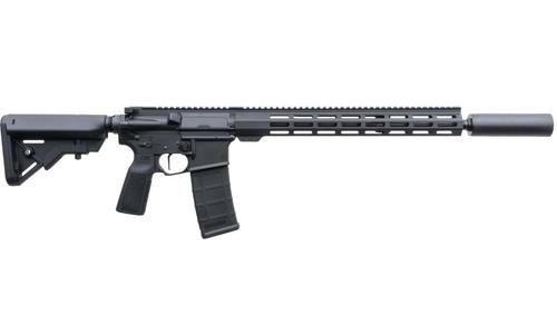 CMMG AR-15 AOB Semi-Auto Rifle, 5.56 NATO, 16.1", B5 Stock, Armor Black Cerakote, Suppressor Included, 30 Rds