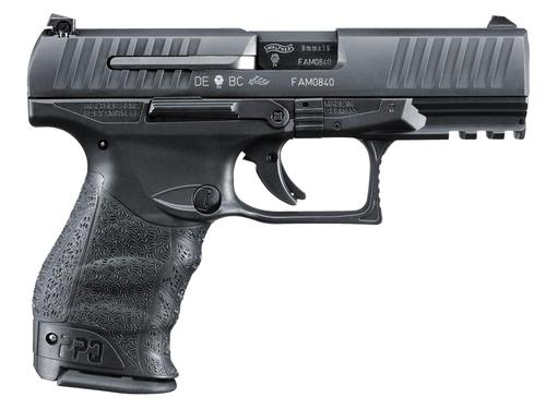 Walther PPQ M2 Pistol 2807077, 45 ACP, 4.25", Black Interchangeable Backstrap Grips, Black Finish, 10 Rds