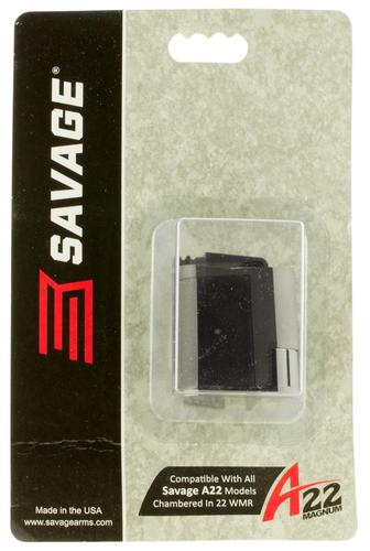 Savage Arms A22 Winchester Magnum Rimfire WMR 10 Round Black Magazine (47205)